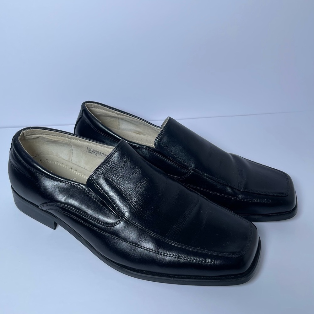 Giorgio Venturi Men's Black Leather Loafers